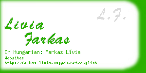 livia farkas business card